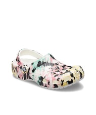 CROCS CLASSIC TIEDYE Damskie kapcie sabot z nadrukiem - Buty damskie