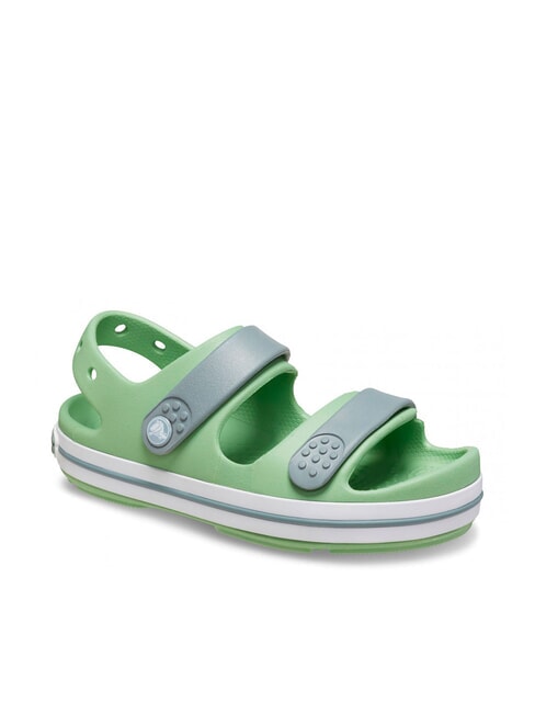 CROCBAND CRUISER KIDS Sandałki dziecięce jasna zieleń/zakurzona zieleń - Buty dziecięce