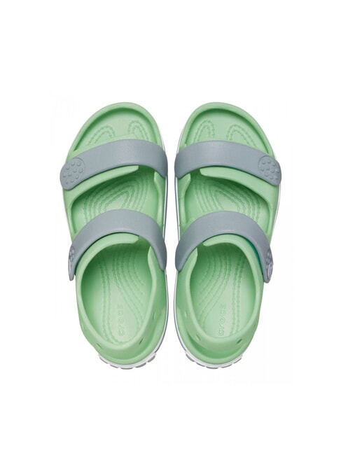 CROCBAND CRUISER KIDS Sandałki dziecięce jasna zieleń/zakurzona zieleń - Buty dziecięce
