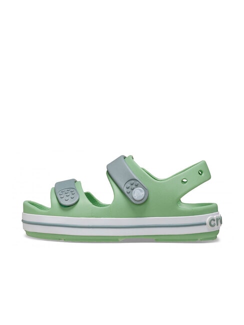 CROCBAND CRUISER KIDS Sandałki dziecięce jasna zieleń/zakurzona zieleń - Buty dziecięce