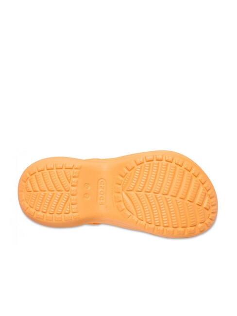 CLASSIC BAE Grube kapcie sabot pomarańcza - Buty damskie