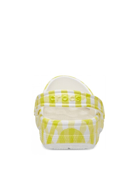 CLASSIC GINGHAM Damskie kapcie sabot z nadrukiem lilia dzienna - Buty damskie