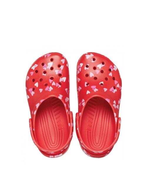 CLASSIC VDAY KIDS Dziewczęce kapcie-chodaki wiśniowo-czerwony - Buty dziecięce