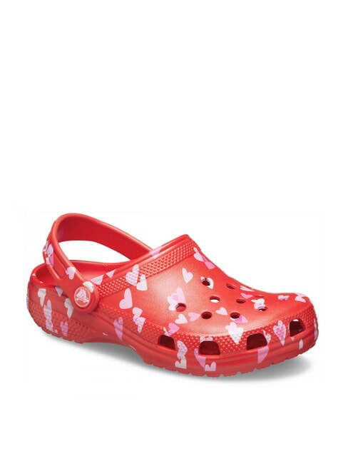 CLASSIC VDAY KIDS Dziewczęce kapcie-chodaki wiśniowo-czerwony - Buty dziecięce