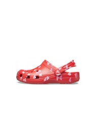 CROCS CLASSIC VDAY KIDS Dziewczęce kapcie-chodaki wiśniowo-czerwony - Buty dziecięce - 4