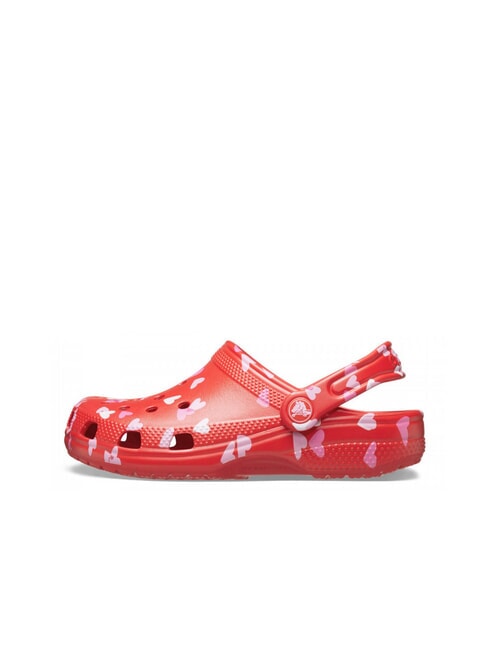 CLASSIC VDAY KIDS Dziewczęce kapcie-chodaki wiśniowo-czerwony - Buty dziecięce