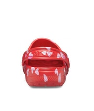 CROCS CLASSIC VDAY KIDS Dziewczęce kapcie-chodaki wiśniowo-czerwony - Buty dziecięce - 5