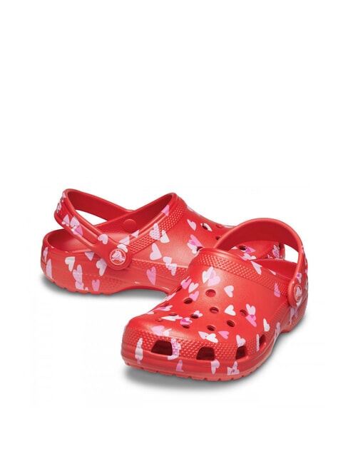 CLASSIC VDAY KIDS Dziewczęce kapcie-chodaki wiśniowo-czerwony - Buty dziecięce