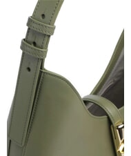 FURLA GOCCIA Sk&oacute;rzana torba na ramię awokado - Torby damskie - 3