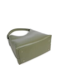 FURLA GOCCIA Sk&oacute;rzana torba na ramię awokado - Torby damskie - 6