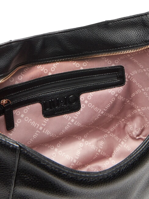 EVRIM Torba typu hobo na ramię CZARNY - Torby damskie