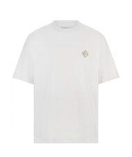 GUESS DIAMANTE LOGO Luźna koszulka z kr&oacute;tkim rękawem czysto biały - Koszulki męskie - 4