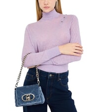 LIUJO LAPUFFY Mała torebka na ramię / torba na ramię jasny denim - Torby damskie - 4
