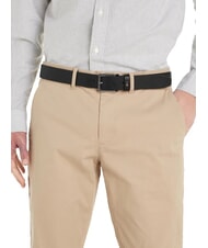 TOMMY HILFIGER OLIVER Pasek sk&oacute;rzany czarny - Paski - 3