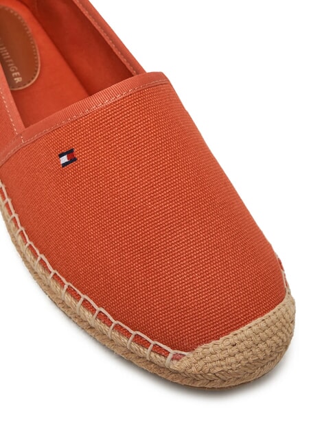 TH Espadryle damskie z pł&oacute;tna czerwony - Buty damskie