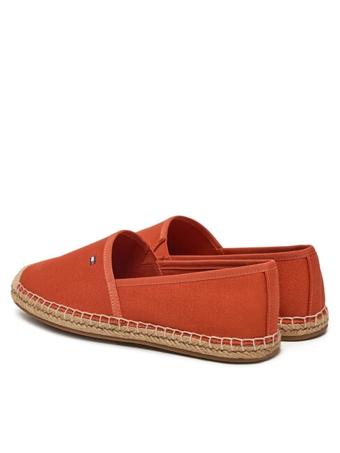 TH Espadryle damskie z pł&oacute;tna czerwony - Buty damskie
