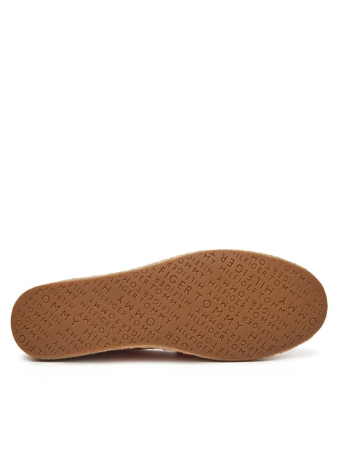 TH Espadryle damskie z pł&oacute;tna czerwony - Buty damskie