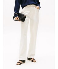 TOMMY HILFIGER TH Sandały sk&oacute;rzane typu mule na szerokim obcasie czarny - Buty damskie - 8