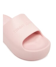 TOMMY HILFIGER CHUNKY POOL SLIDE Damskie kapcie na platformie delikatny r&oacute;ż - Buty damskie - 4
