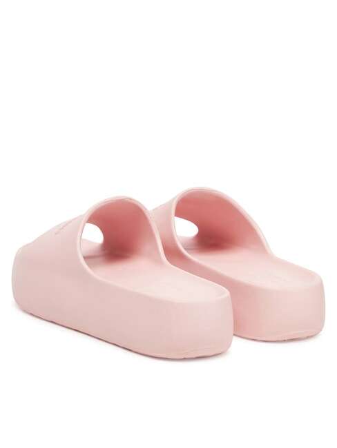 CHUNKY POOL SLIDE Damskie kapcie na platformie delikatny r&oacute;ż - Buty damskie