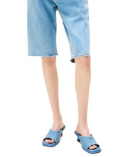 TOMMY HILFIGER NOHO Pantofle na niskim obcasie drelich - Buty damskie - 7