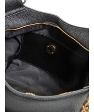 LOVE MOSCHINO SQUARE Torba na zakupy z uchwytami łańcuszkowymi Czarny - Torby damskie - 5