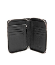 GIANNI CHIARINI GRAIN Sk&oacute;rzany portfel zapinany na zamek Czarny - Portfele damskie - 2