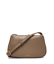 CALVIN KLEIN HARDWARE MONOGRAM Mała torba na ramię pustynny szary - Torby damskie - 2