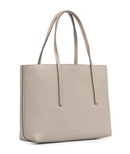 CALVIN KLEIN EMBOSSED LOGO Torba na ramię pustynny szary - Torby damskie - 2