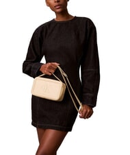 CALVIN KLEIN BOLD MONOGRAM Mała torba na ramię pasternak - Torby damskie - 4