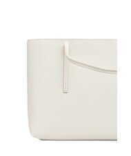 CALVIN KLEIN EMBOSSED LOGO Torba na ramię lilia biała - Torby damskie - 3