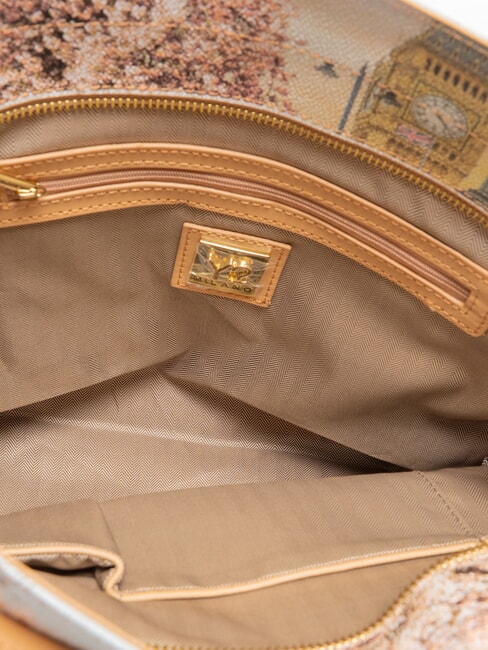 YESBAG SPECIAL Średniej wielkości torba na ramię R&oacute;ża angielska - Torby damskie