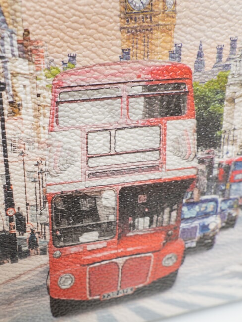 YESBAG Duża, rozszerzana kosmetyczka Tęcza Londynu - Kosmetyczka