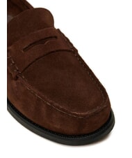 TOMMY HILFIGER CLASSIC HILFIGER Mokasyny ze sk&oacute;ry zamszowej brązowy - Buty męskie - 3