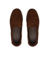 TOMMY HILFIGER CLASSIC HILFIGER Mokasyny ze sk&oacute;ry zamszowej brązowy - Buty męskie - 4