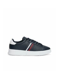 TOMMY HILFIGER MODERN CUPSOLE STRIPES Sk&oacute;rzane trampki pustynne niebo - Buty męskie - 3