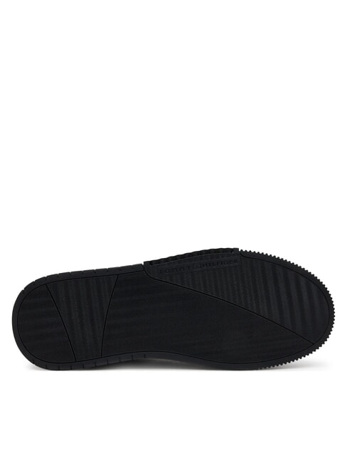 MODERN CUPSOLE STRIPES Sk&oacute;rzane trampki czarny - Buty męskie