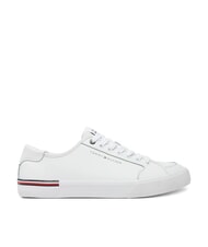 TOMMY HILFIGER CORE CORPORATE Sk&oacute;rzane trampki biały - Buty męskie - 2