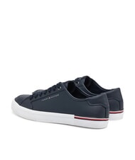 TOMMY HILFIGER CORE CORPORATE Sk&oacute;rzane trampki pustynne niebo - Buty męskie - 5