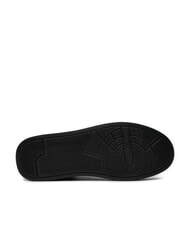 TOMMY HILFIGER COURT BETTER Sk&oacute;rzane trampki czarny - Buty męskie - 6