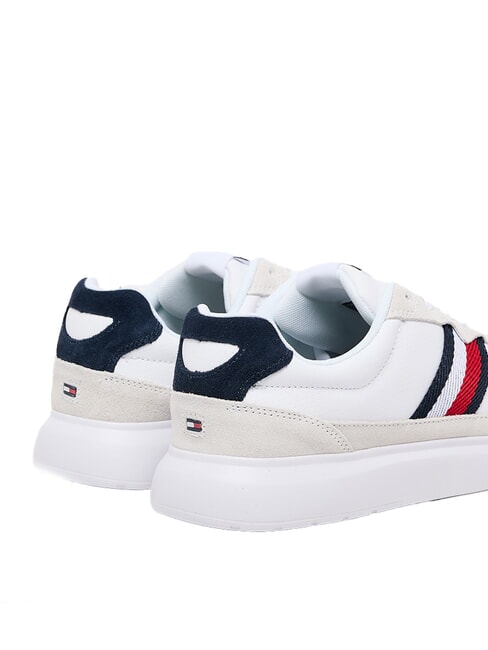 LIGHT CUPSOLE MIX Sk&oacute;rzane trampki jasnobiały/andorra - Buty męskie