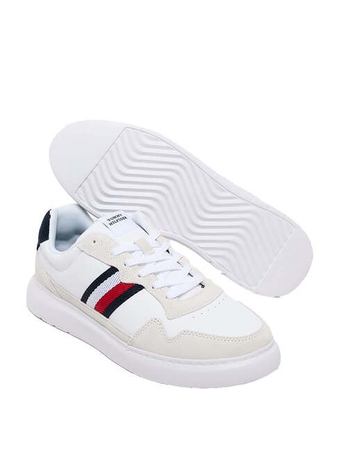 LIGHT CUPSOLE MIX Sk&oacute;rzane trampki jasnobiały/andorra - Buty męskie