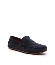 TOMMY HILFIGER CASUAL DRIVER Mokasyny ze sk&oacute;ry zamszowej pustynne niebo - Buty męskie - 3