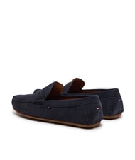 TOMMY HILFIGER CASUAL DRIVER Mokasyny ze sk&oacute;ry zamszowej pustynne niebo - Buty męskie - 6