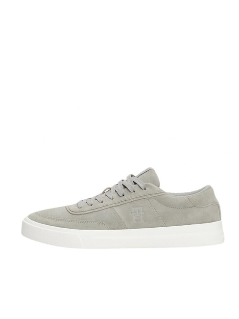 TH CUPSET SUEDE Sk&oacute;rzane trampki antyczne srebro - Buty męskie