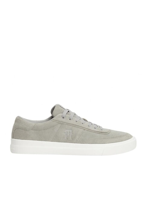TH CUPSET SUEDE Sk&oacute;rzane trampki antyczne srebro - Buty męskie