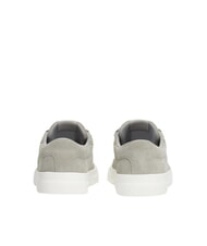 TOMMY HILFIGER TH CUPSET SUEDE Sk&oacute;rzane trampki antyczne srebro - Buty męskie - 6