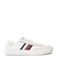 TOMMY HILFIGER TH CUPSET Sk&oacute;rzane trampki biały - Buty męskie - 2