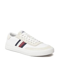 TOMMY HILFIGER TH CUPSET Sk&oacute;rzane trampki biały - Buty męskie - 3