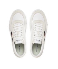 TOMMY HILFIGER TH CUPSET Sk&oacute;rzane trampki biały - Buty męskie - 5
